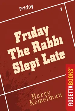 Friday The Rabbi Slept Late